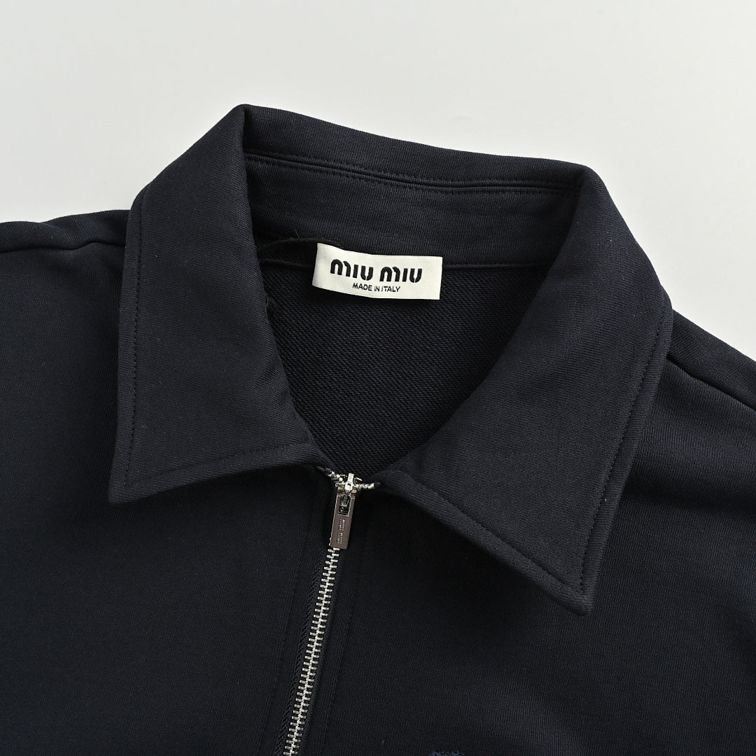 Miu Miu Sweatshirt 150 - Navy / White - view 6