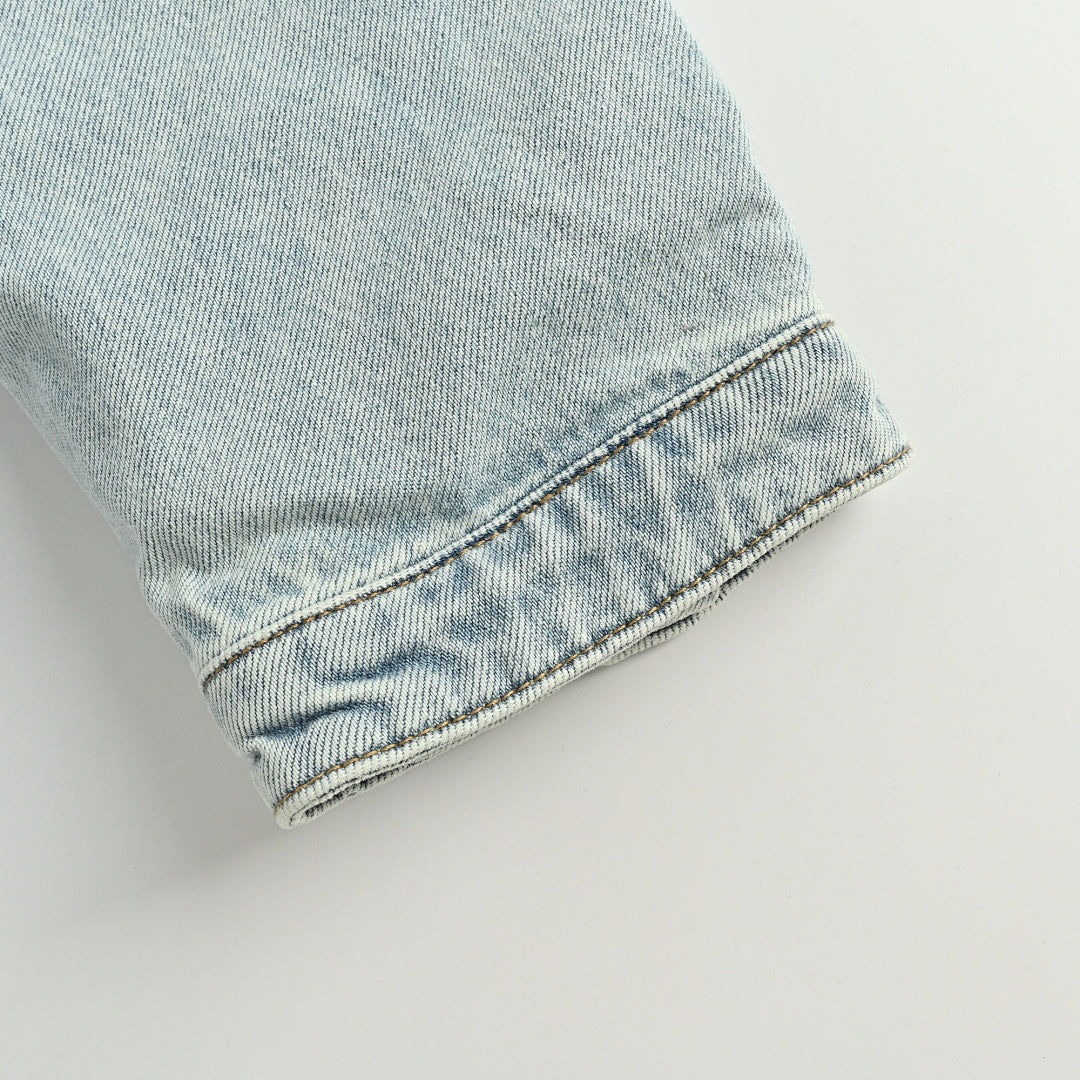 Miu Miu T-Shirt 147 - Light Blue Denim - view 3
