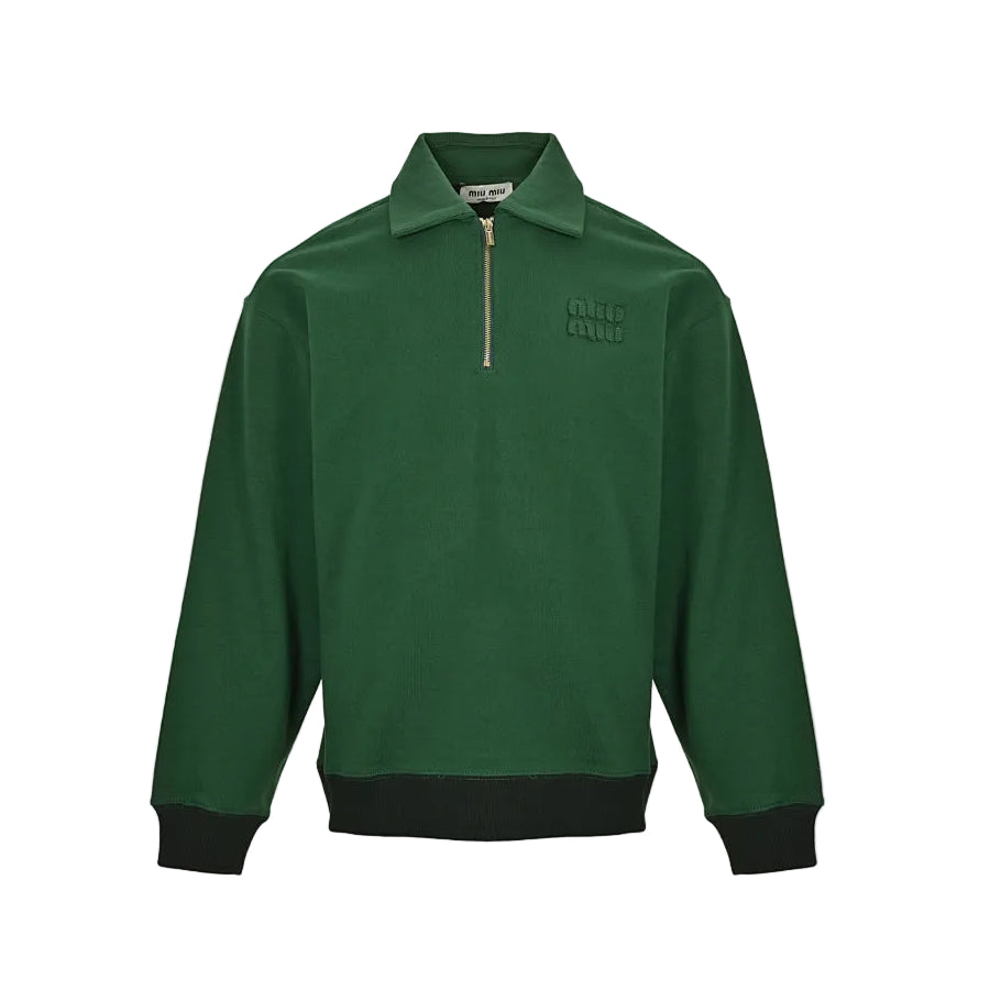 Miu Miu Sweatshirt 145 - Dark Green - view 2
