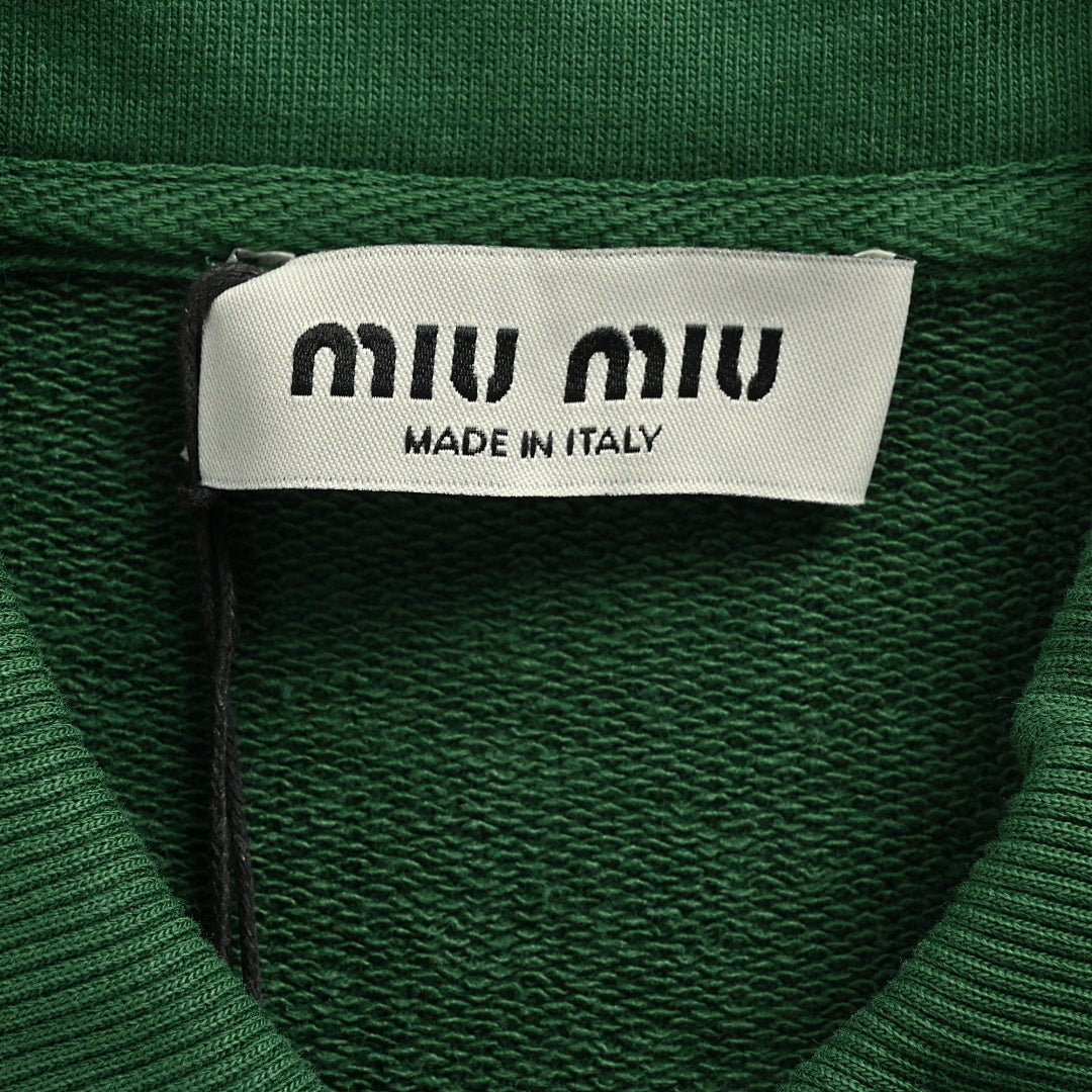 Miu Miu Sweatshirt 145 - Dark Green - view 5