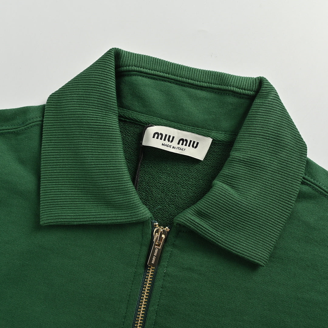 Miu Miu Sweatshirt 145 - Dark Green - view 6