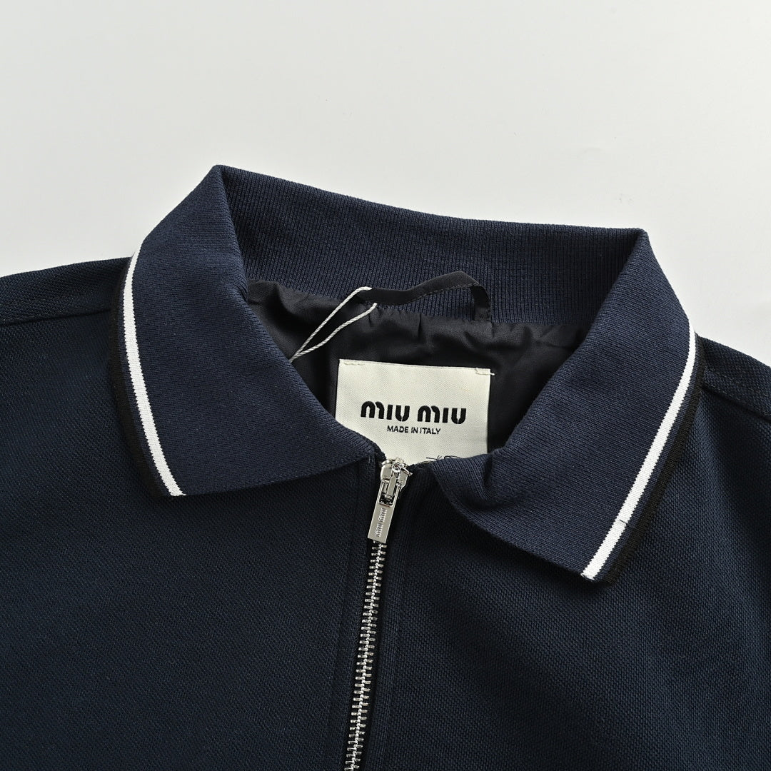 Miu Miu Jacket 143 - Navy - view 6