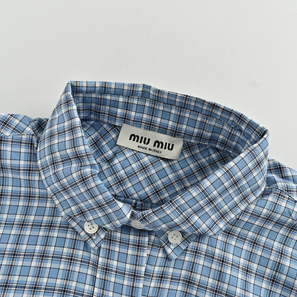 Miu Miu Shirt 142 - Blue - view 6