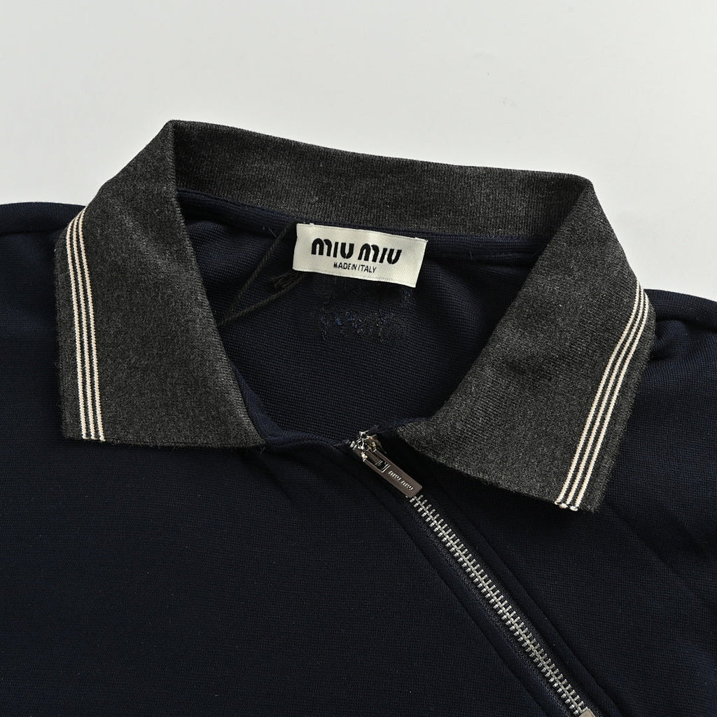 Miu Miu Sweatshirt 128 - Navy / Gray - view 6