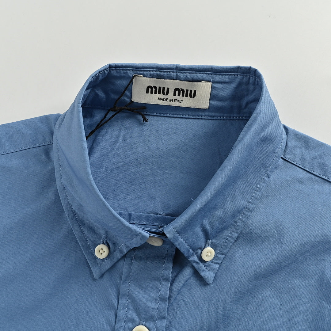 Miu Miu Shirt 126 - Blue - view 6