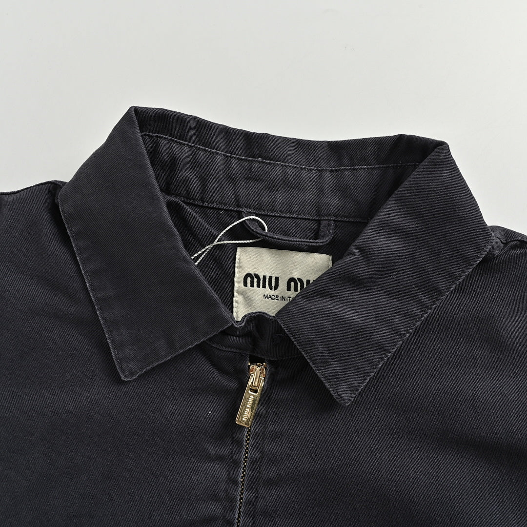 Miu Miu Jacket 121 - Navy - view 6