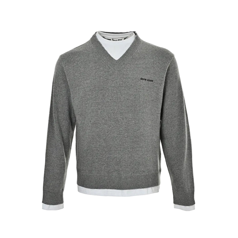 Miu Miu Sweater 105 - Gray - view 2