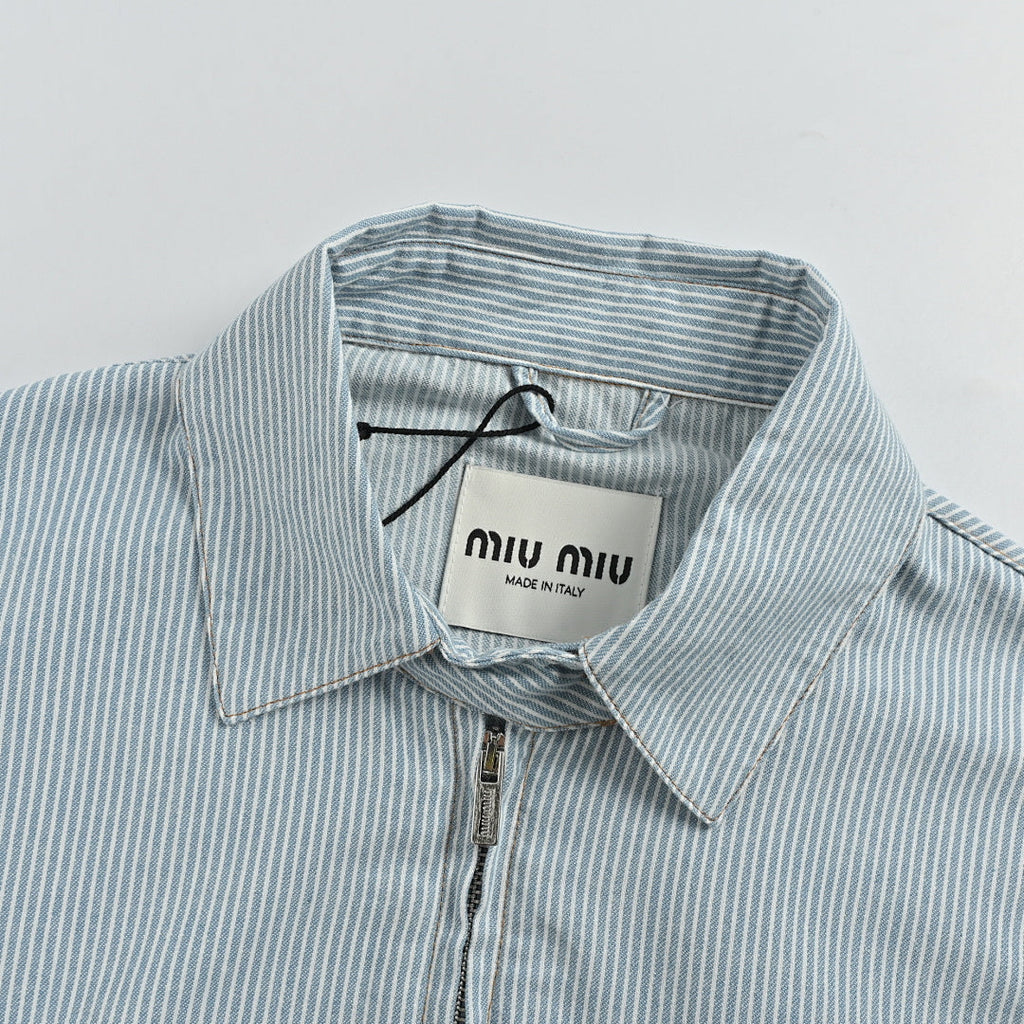 Miu Miu Jacket 101 - Light Blue - view 6
