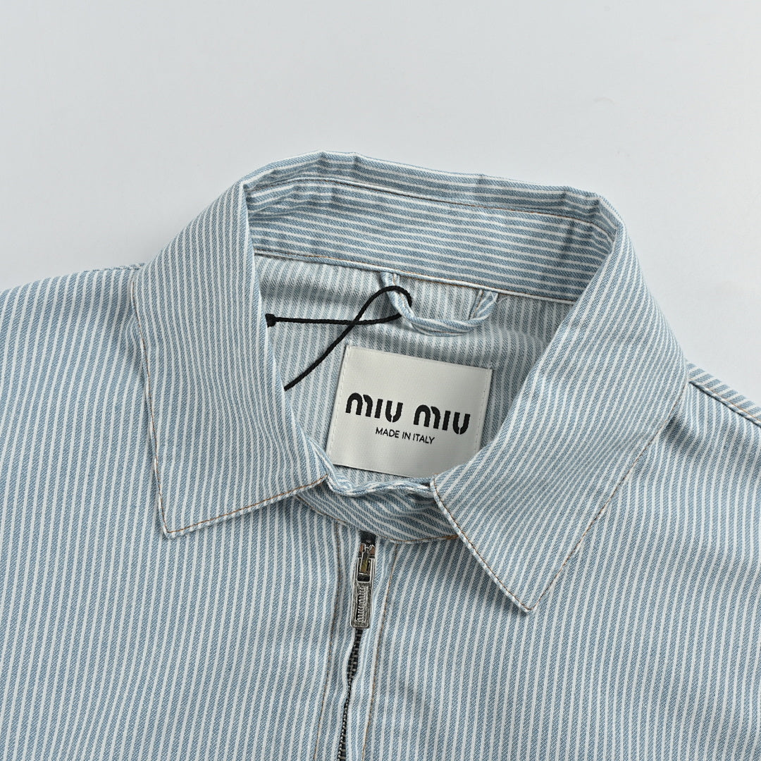 Miu Miu Jacket 101 - Light Blue - view 6