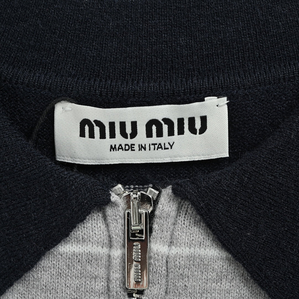 Miu Miu Sweater 100 - Navy / White - view 5