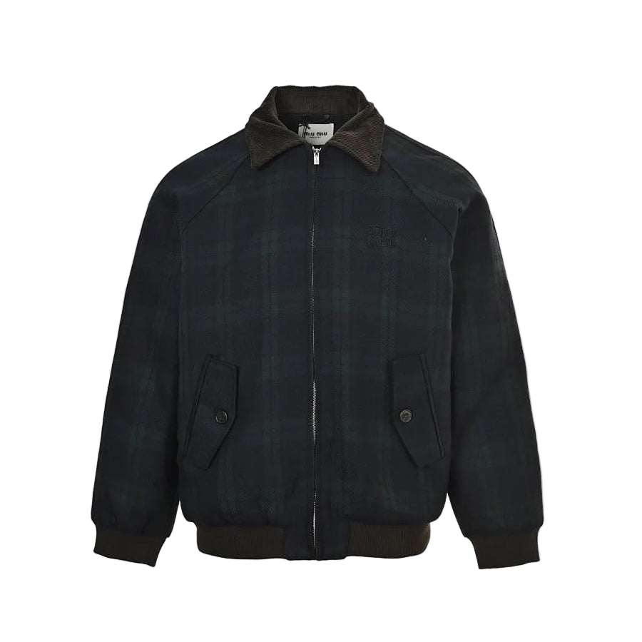 Miu Miu Jacket 099 - Black Plaid - view 2
