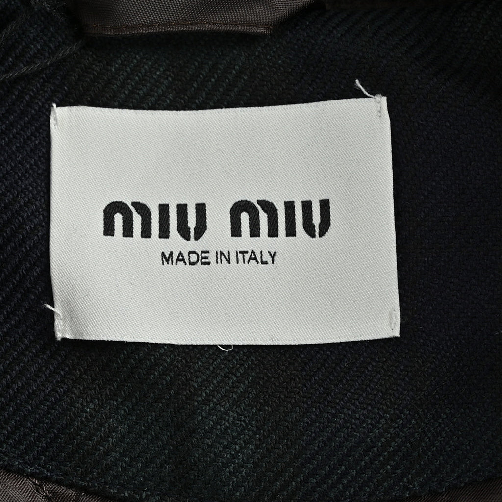 Miu Miu Jacket 099 - Black Plaid - view 4