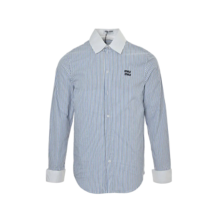 Miu Miu Shirt 097 - Light Blue - view 2