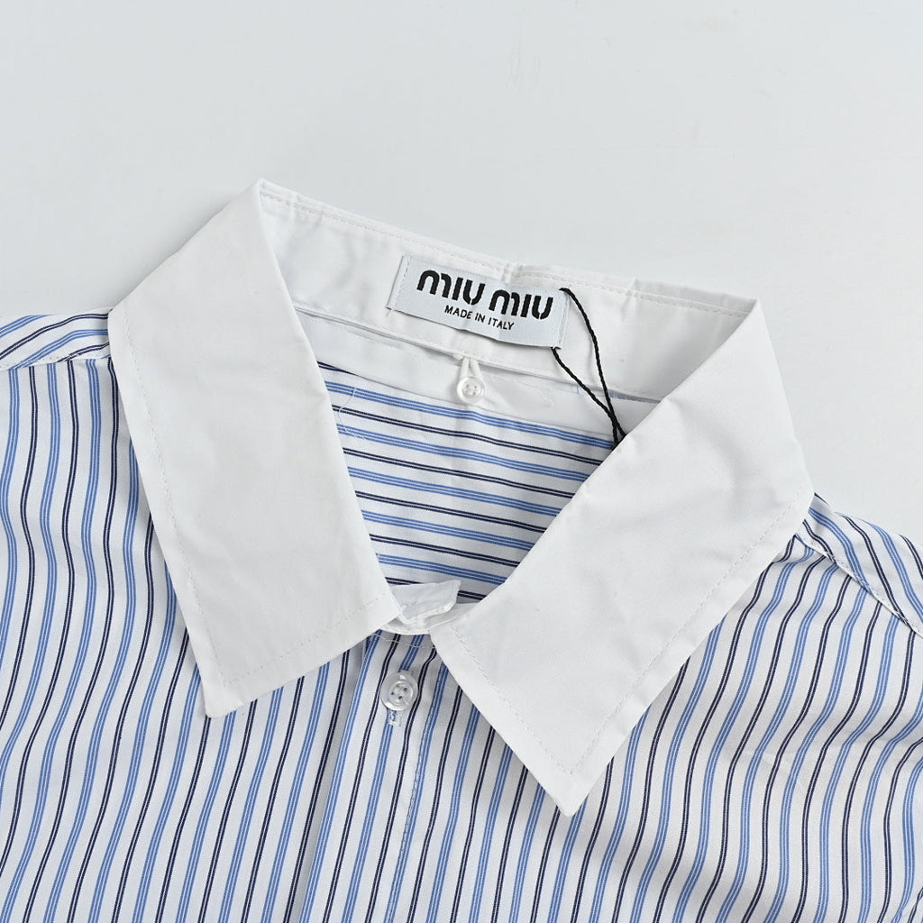 Miu Miu Shirt 097 - Light Blue - view 6