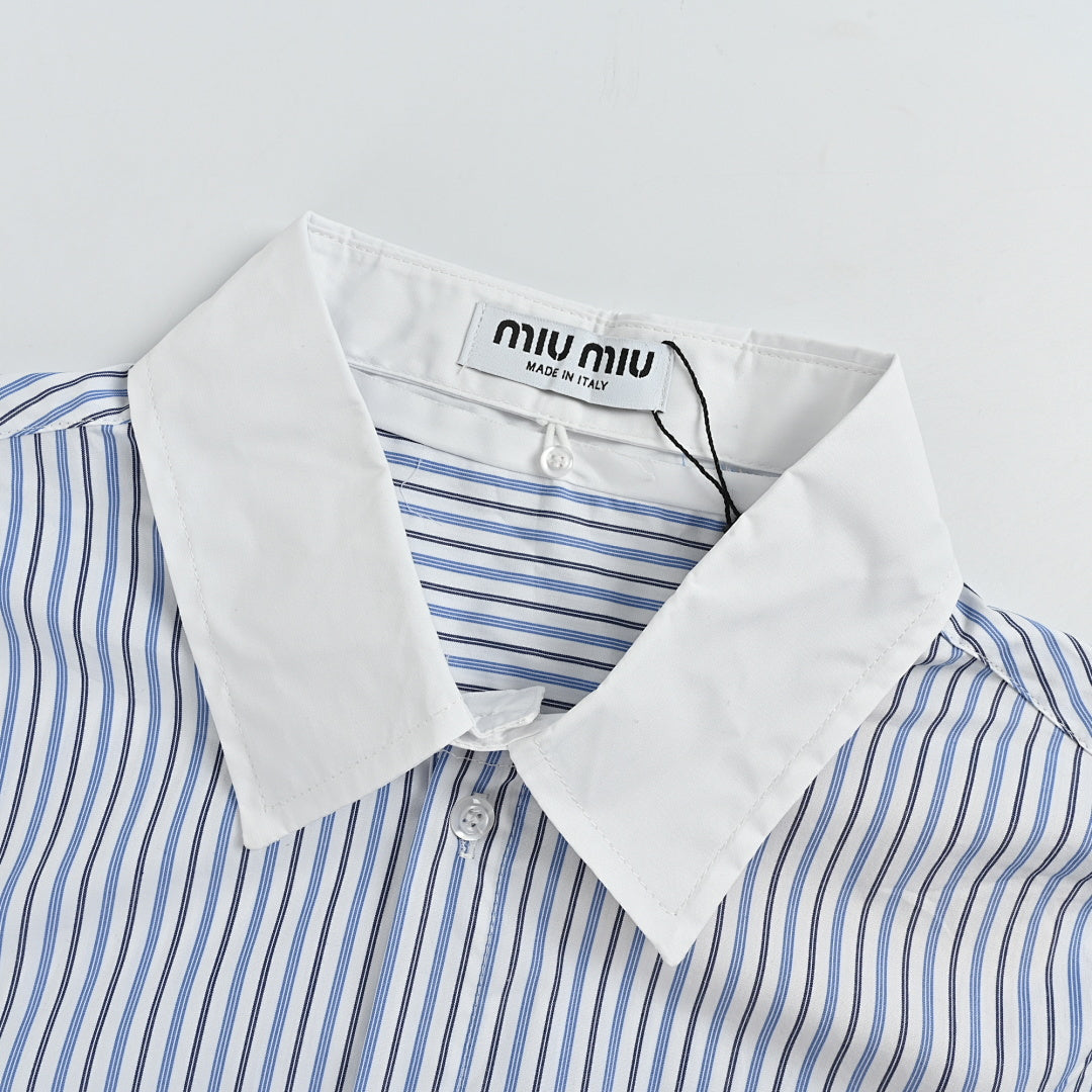 Miu Miu Shirt 097 - Light Blue - view 6