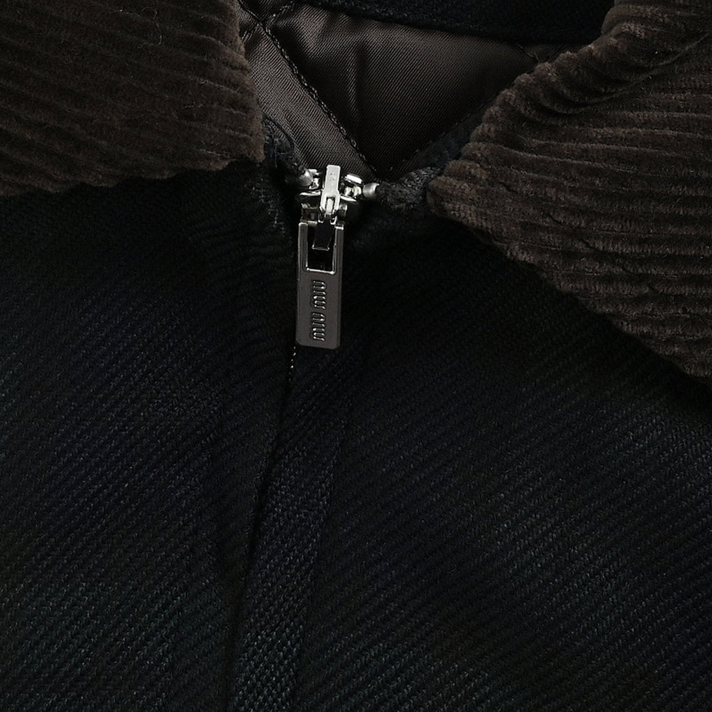 Miu Miu Jacket 094 - Black Plaid - view 6