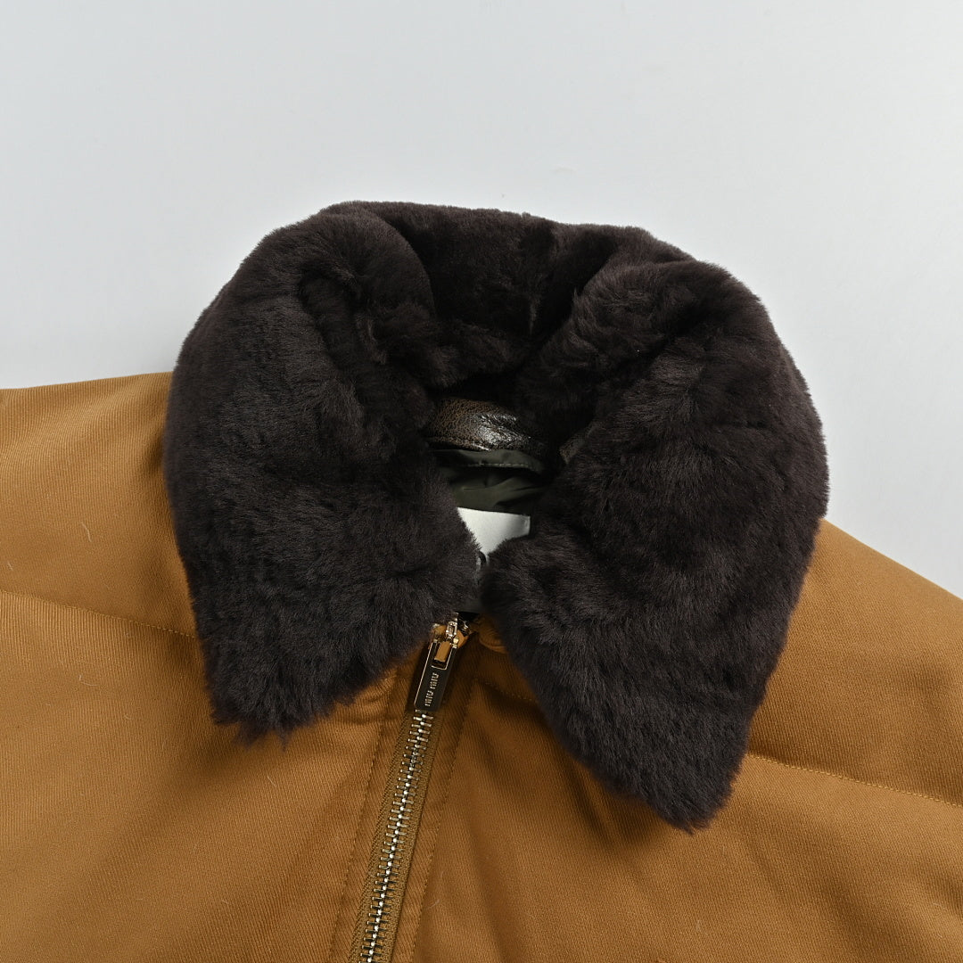 Miu Miu Jacket 091 - Tan - view 6