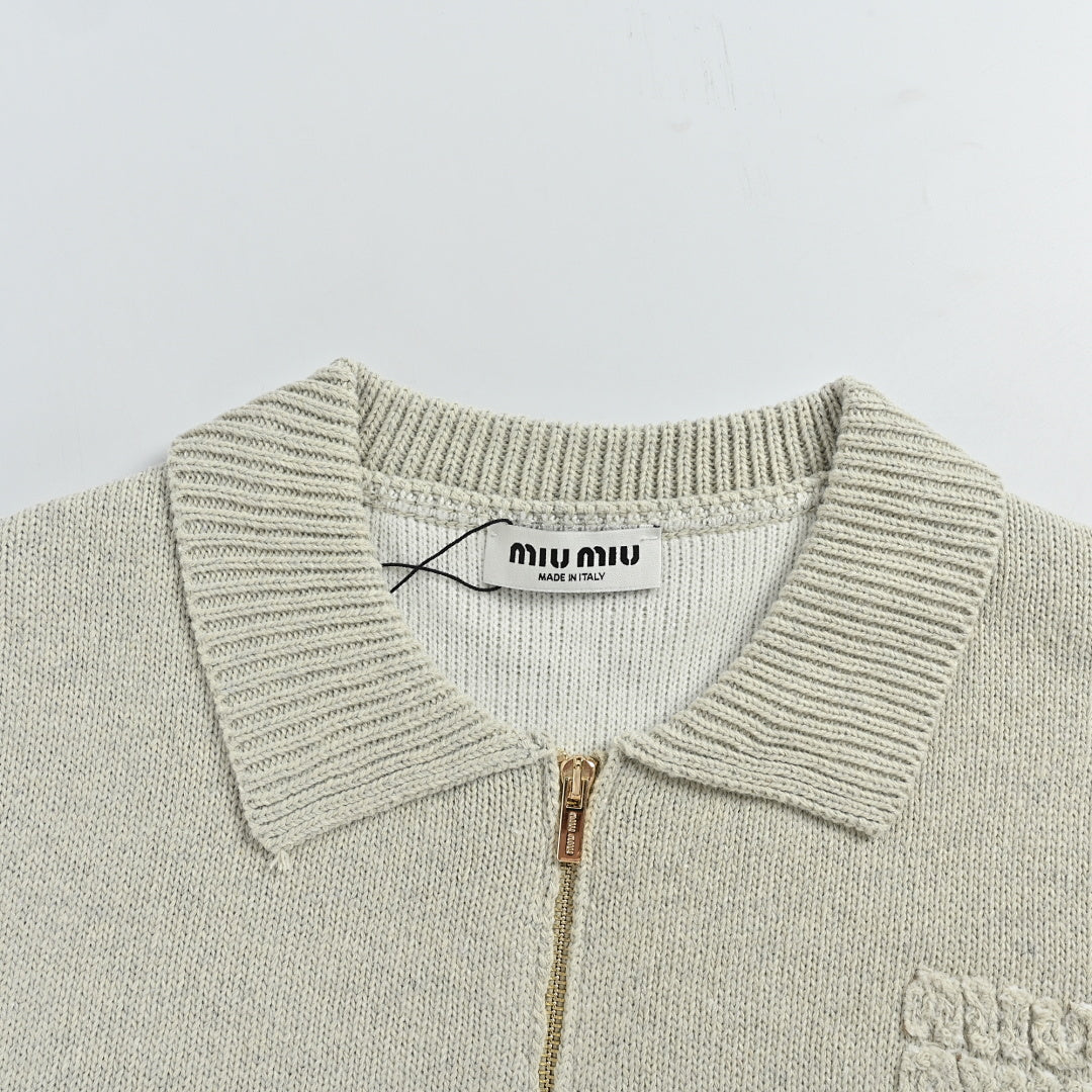 Miu Miu Jacket 088 - Light Gray - view 6