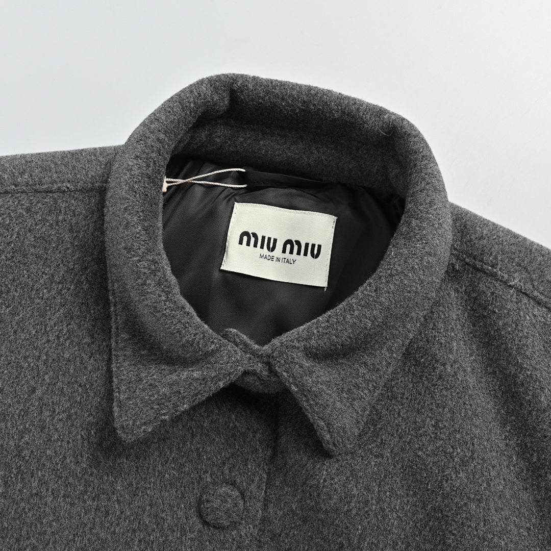 Miu Miu Jacket 087 - Charcoal - view 6