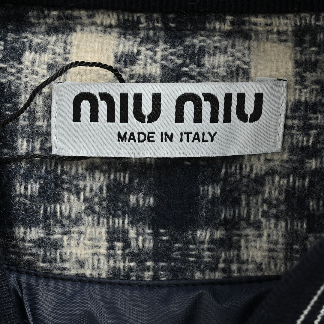 Miu Miu Jacket 086 - Black / White - view 5
