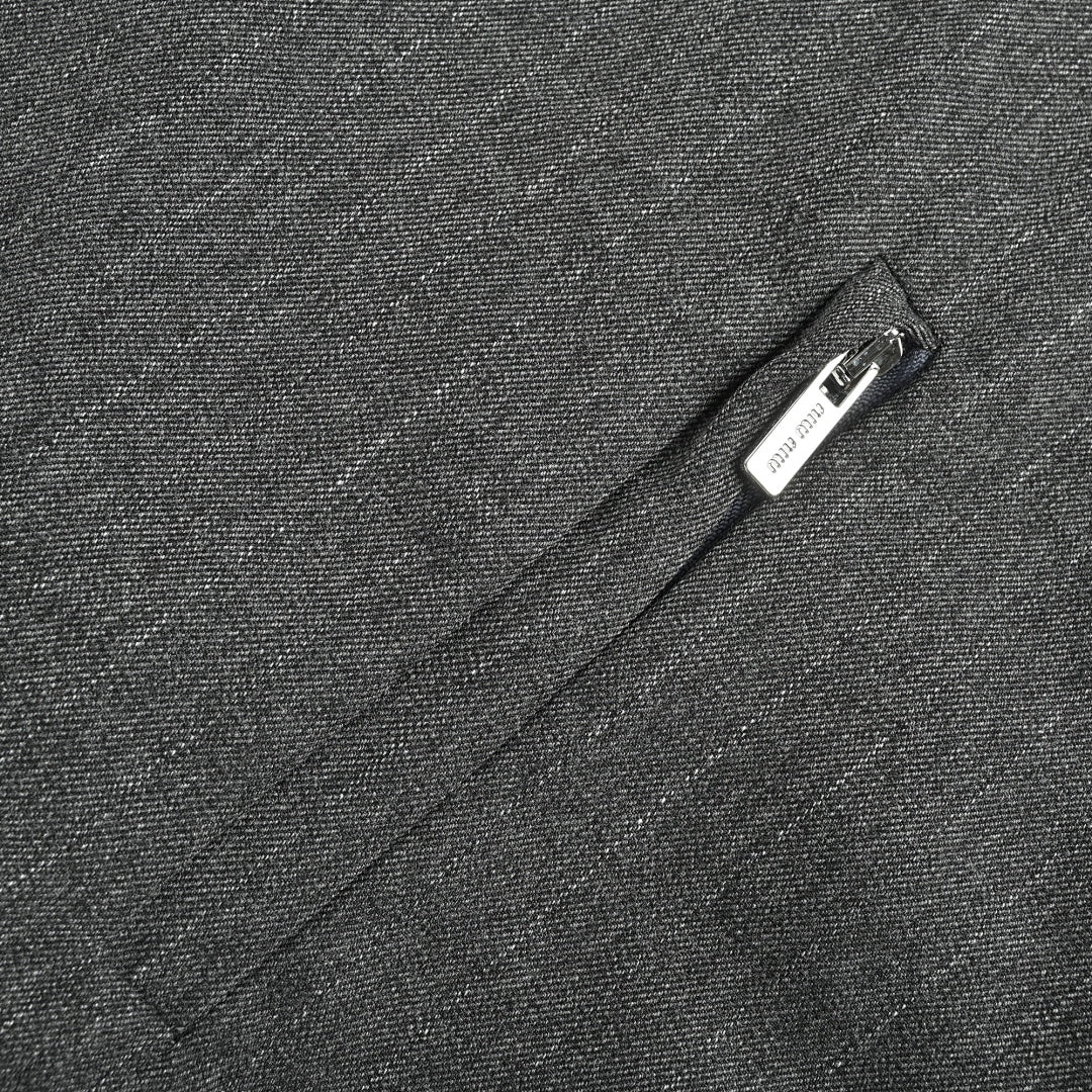 Miu Miu Jacket 084 - Gray - view 4