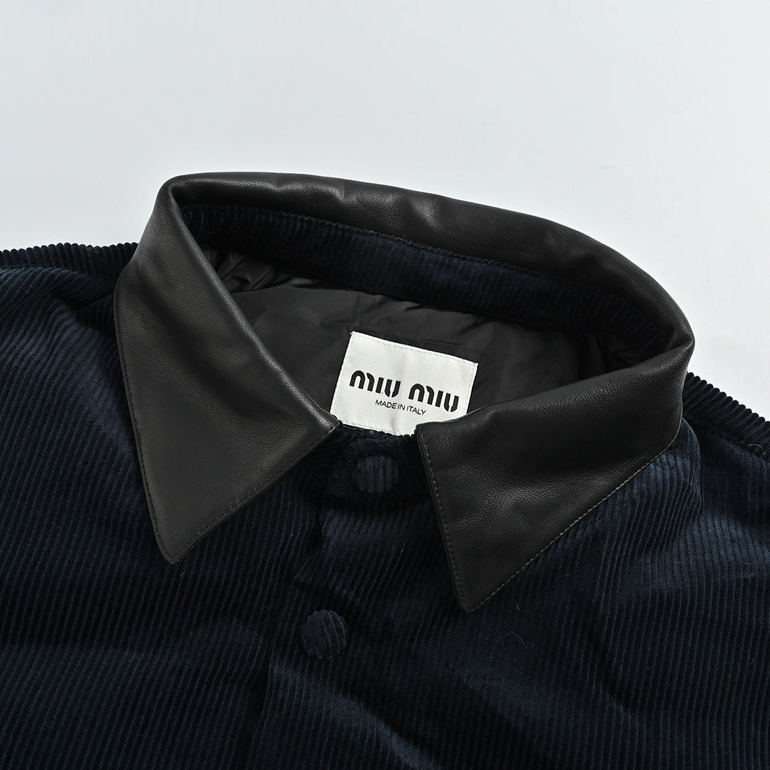 Miu Miu Jacket 083 - Navy - view 6