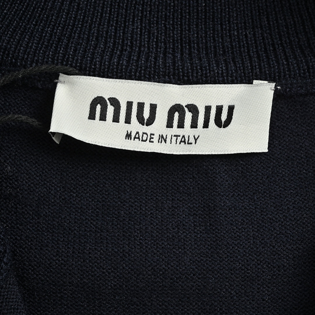 Miu Miu Sweater 081 - Navy - view 4