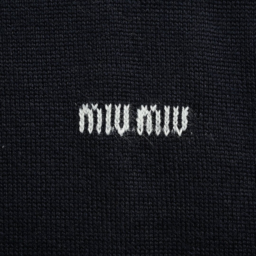 Miu Miu Sweater 081 - Navy - view 5