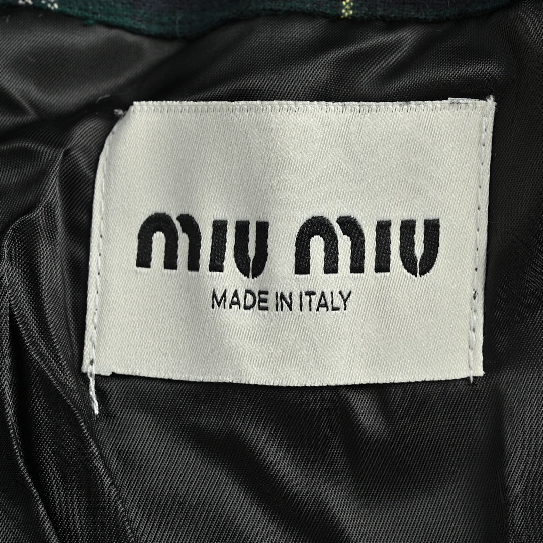 Miu Miu Jacket 079 - Black / Blue - view 3