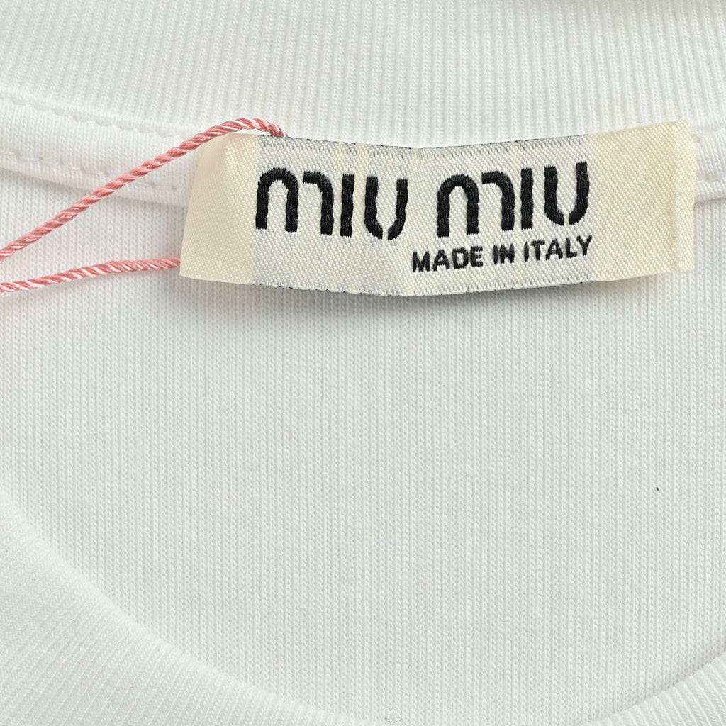 Miu Miu Sweatshirt 078 - White / Red - view 5