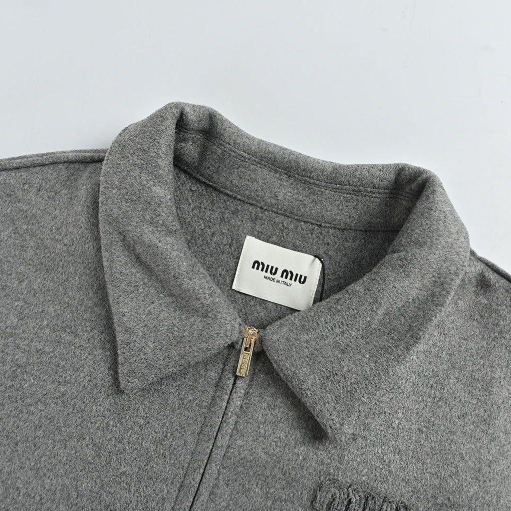 Miu Miu Jacket 076 - Gray - view 6