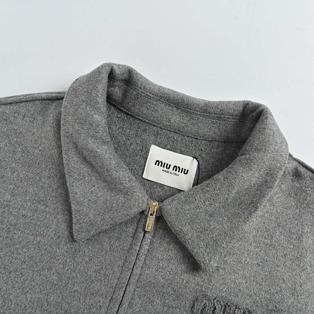 Miu Miu Jacket 076 - Gray - view 6