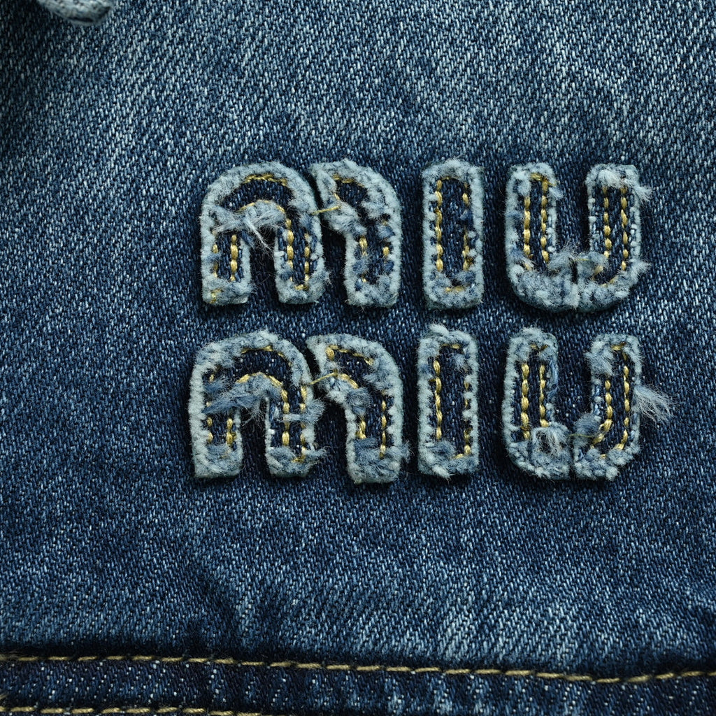 Miu Miu Jacket 073 - Blue Denim - view 5
