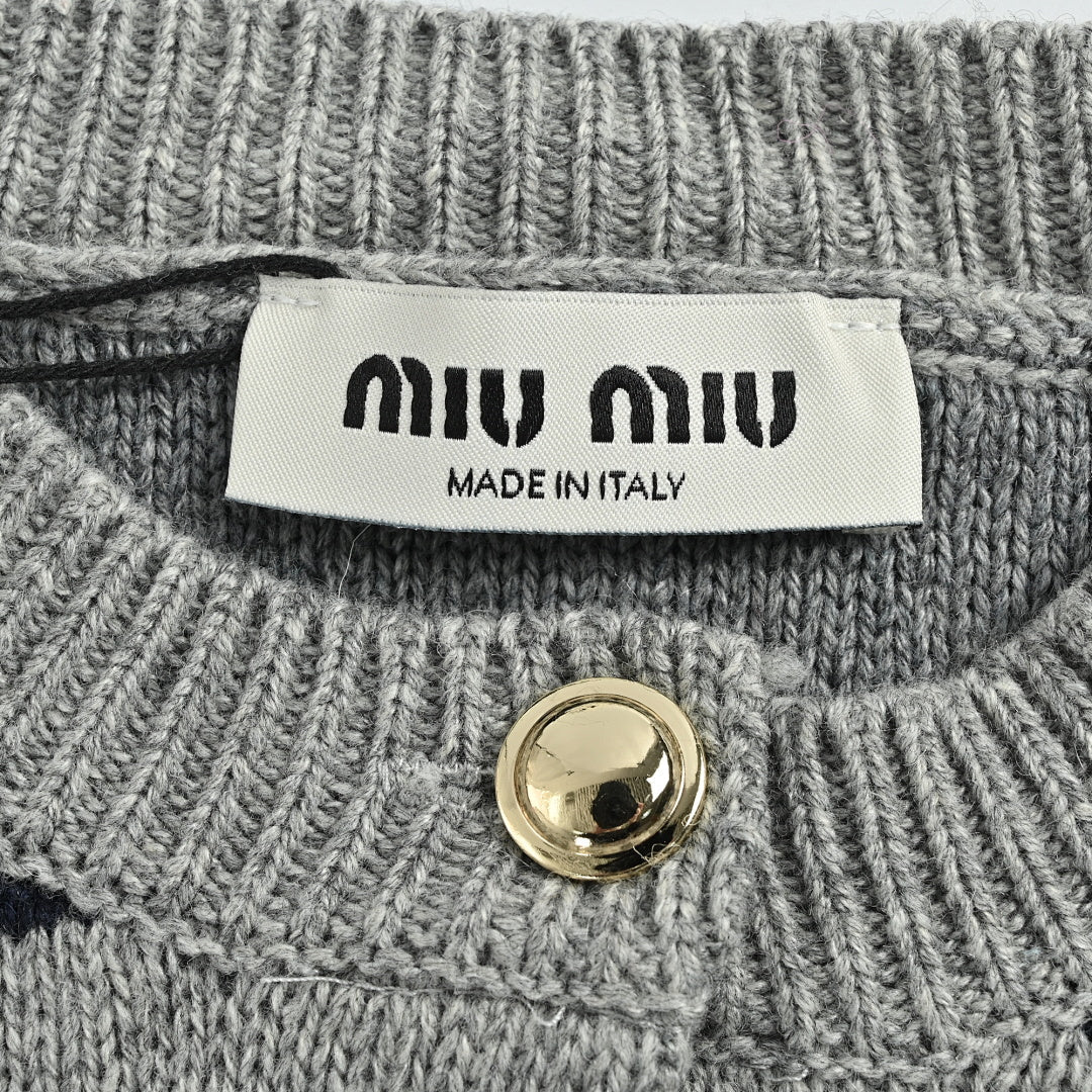 Miu Miu Jacket 067 - Gray / Black - view 5