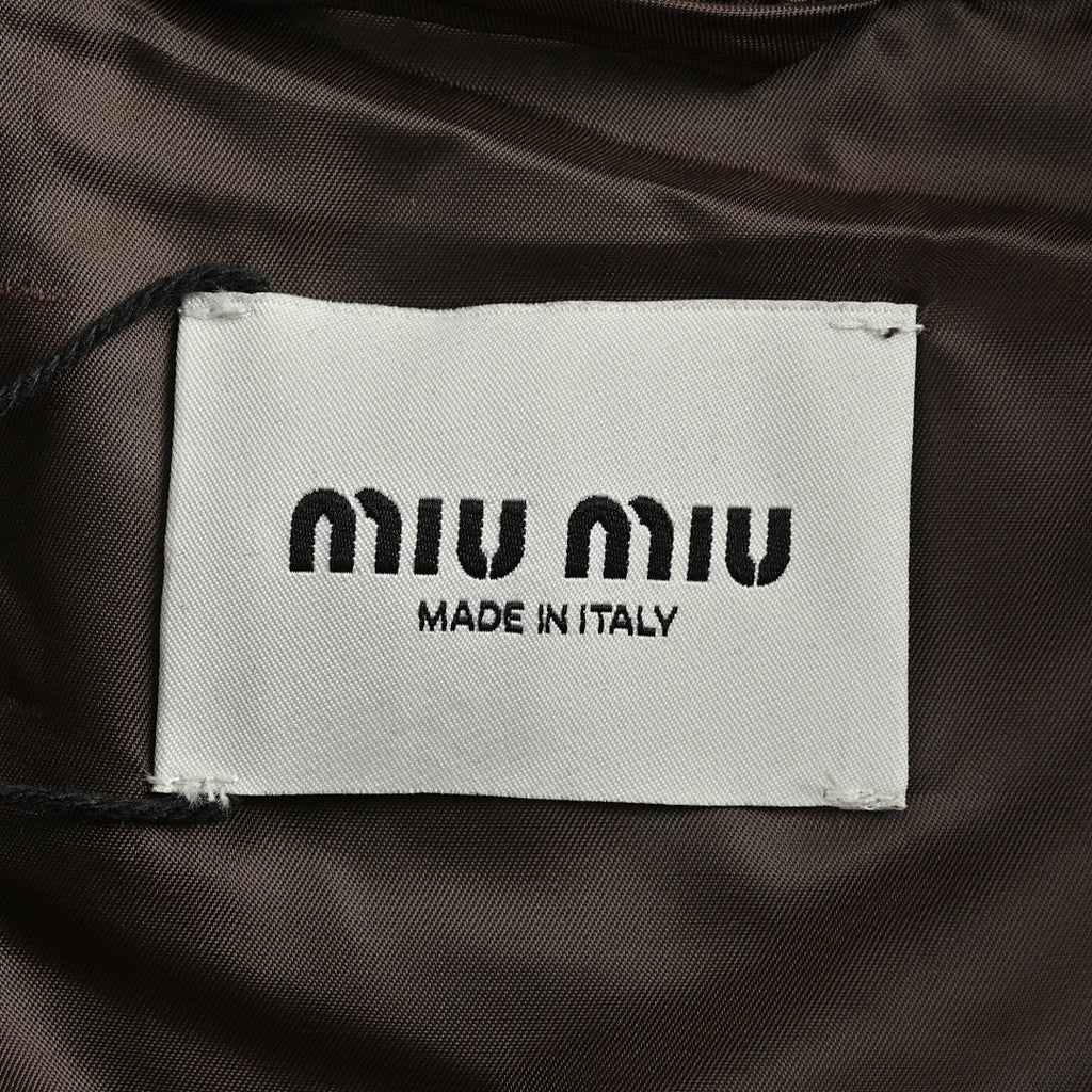 Miu Miu Jacket 065 - Dark Brown - view 6