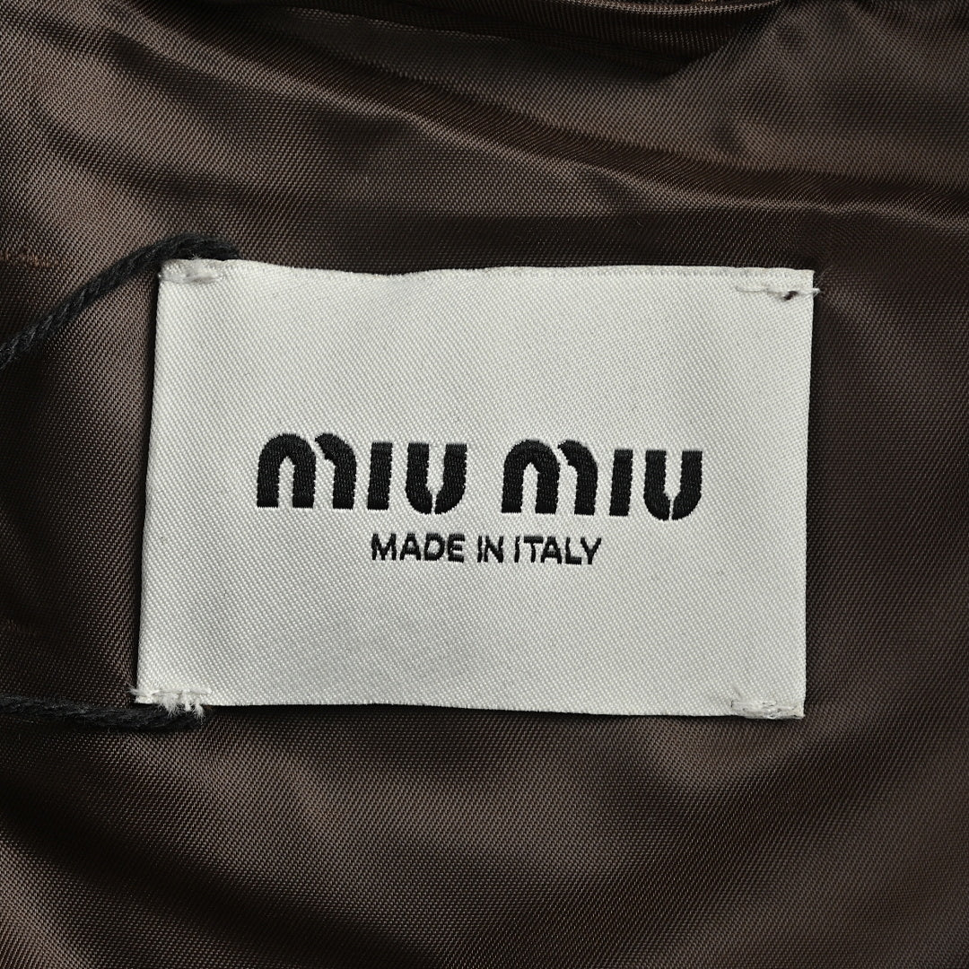 Miu Miu Jacket 065 - Dark Brown - view 6