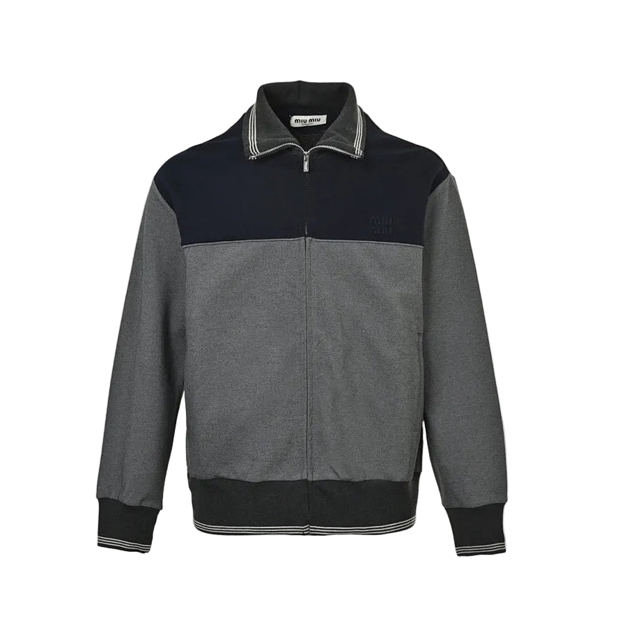 Miu Miu Jacket 062 - Navy / Gray - view 18