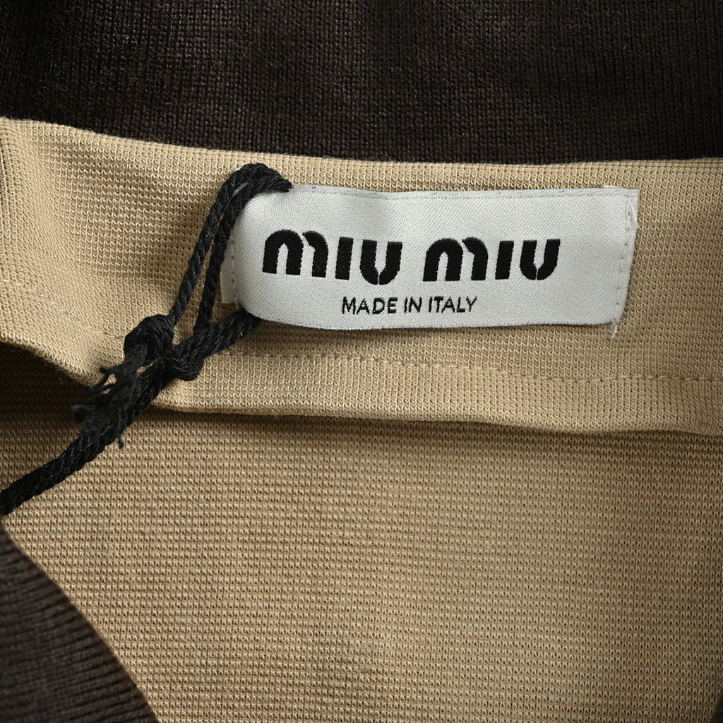 Miu Miu Jacket 062 - Brown / Tan - view 5