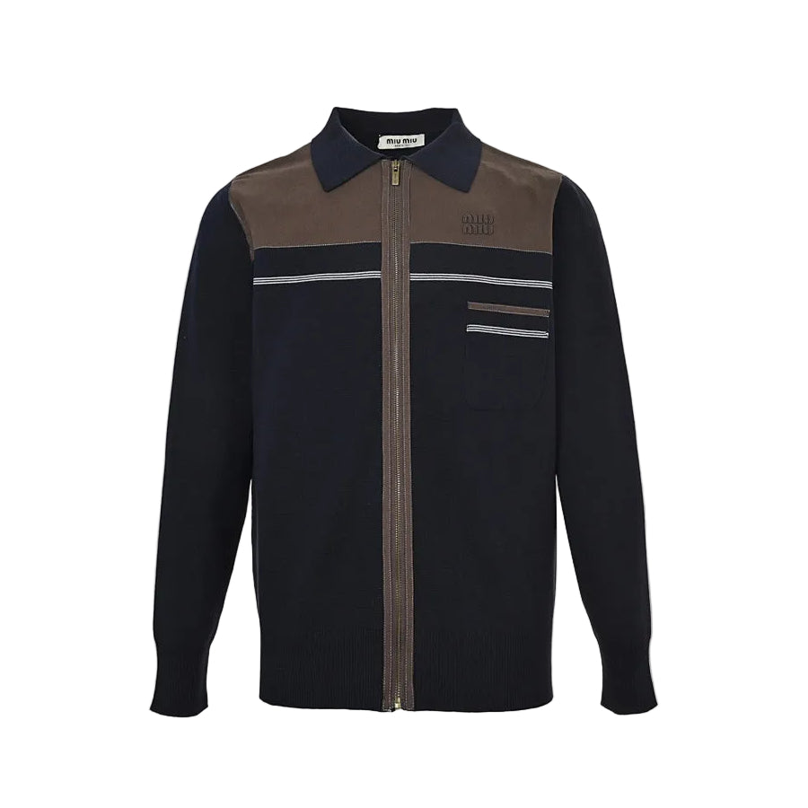 Miu Miu Jacket 060 - Navy - view 2