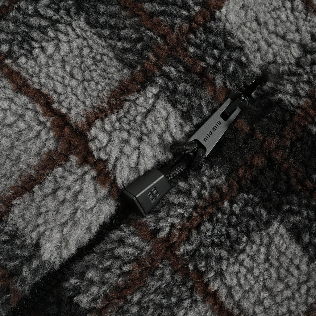 Miu Miu Jacket 058 - Gray Plaid - view 4