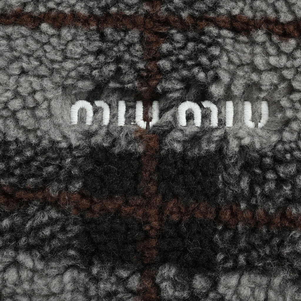 Miu Miu Jacket 058 - Gray Plaid - view 5