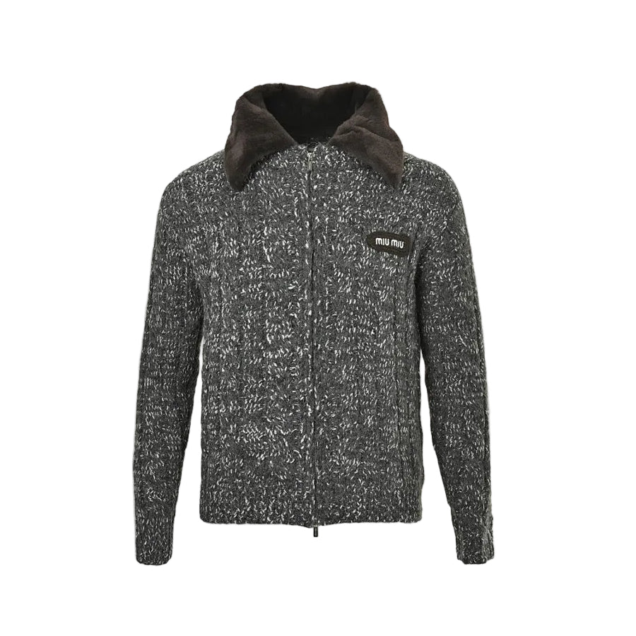 Miu Miu Jacket 054 - Charcoal - view 17