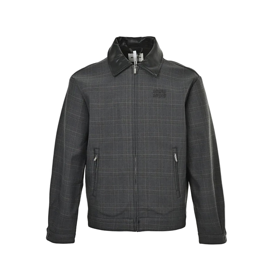 Miu Miu Jacket 051 - Charcoal Plaid - view 2
