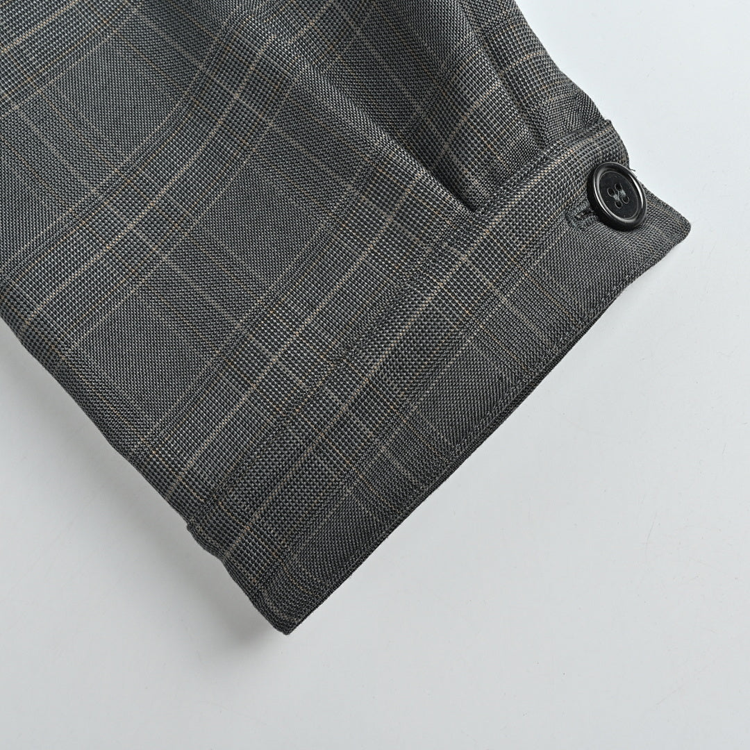 Miu Miu Jacket 051 - Charcoal Plaid - view 3