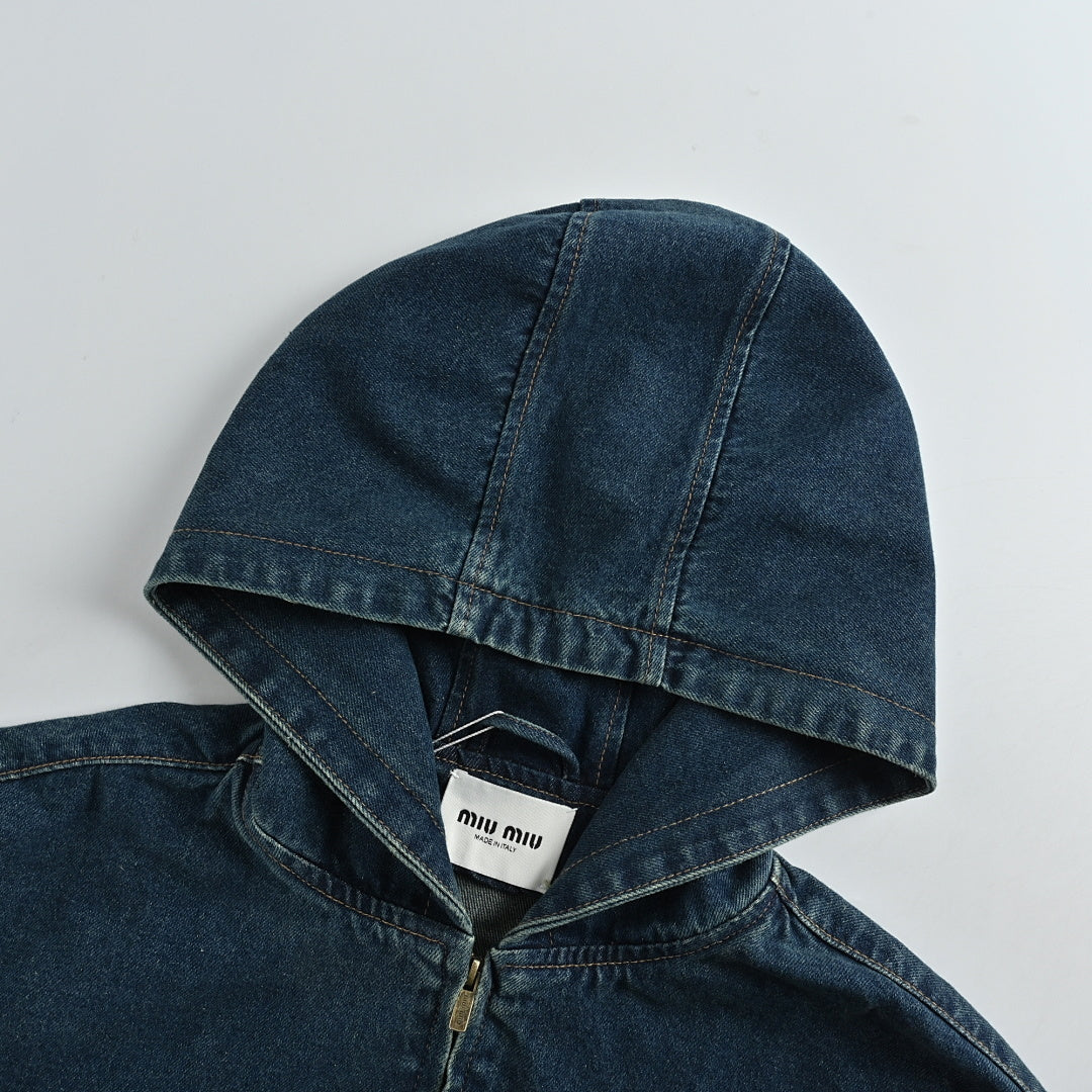 Miu Miu Jacket 050 - Navy - view 6