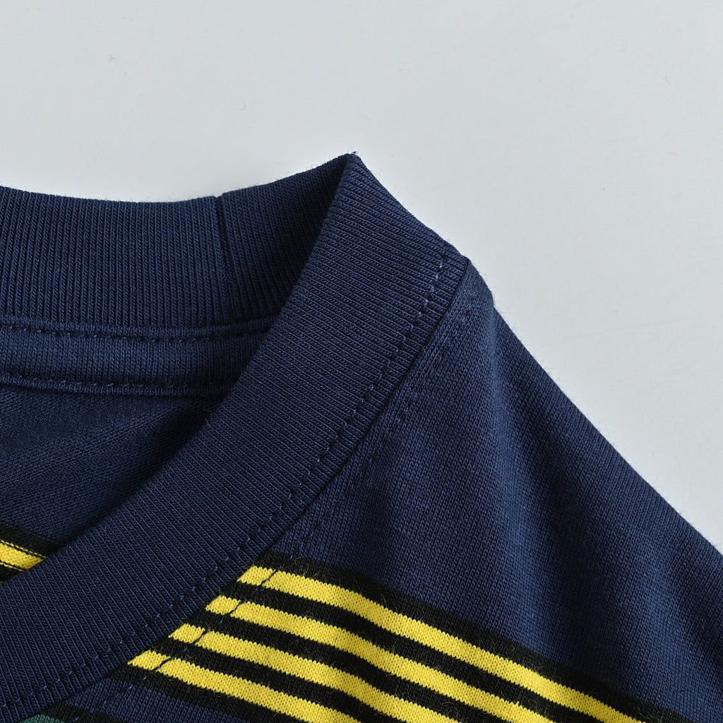 Miu Miu T-Shirt 049 - Navy / Green - view 6
