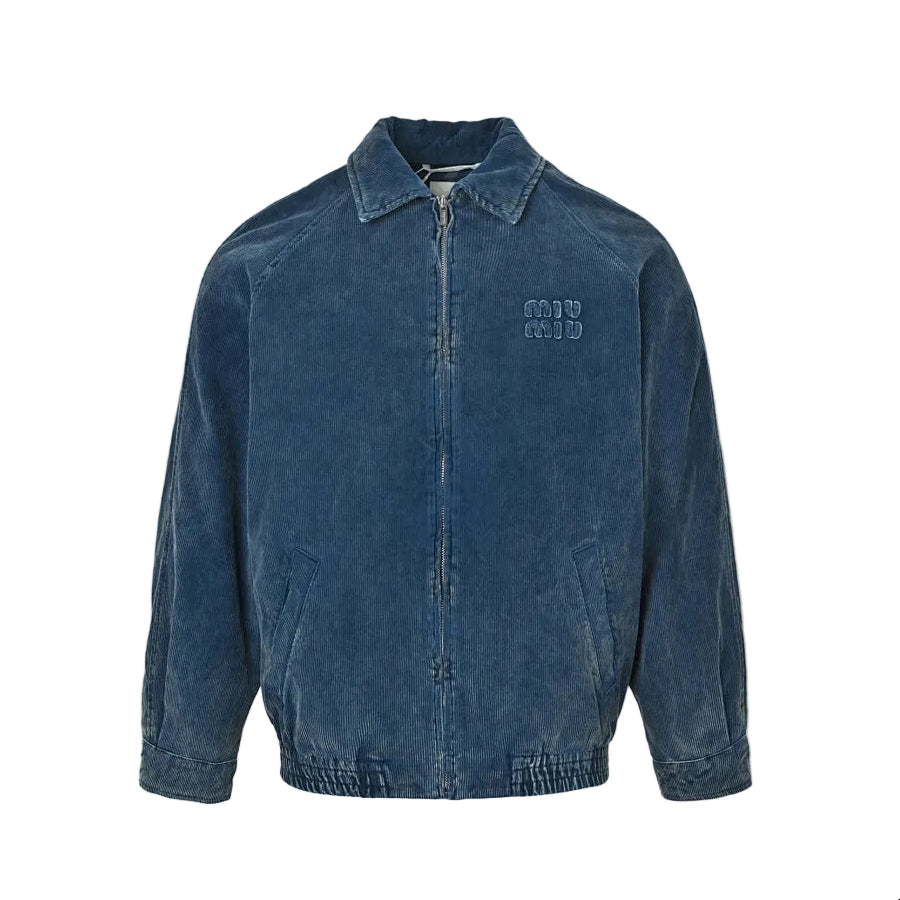 Miu Miu Jacket 048 - Blue Denim - view 2