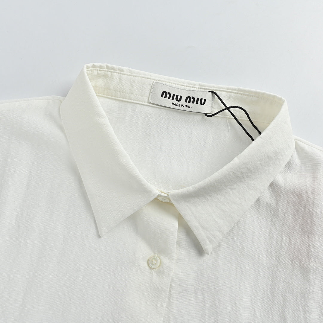 Miu Miu Shirt 047 - White - view 6