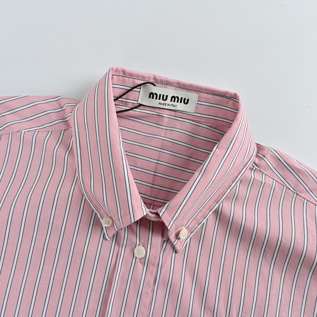Miu Miu Shirt 045 - Pink - view 6
