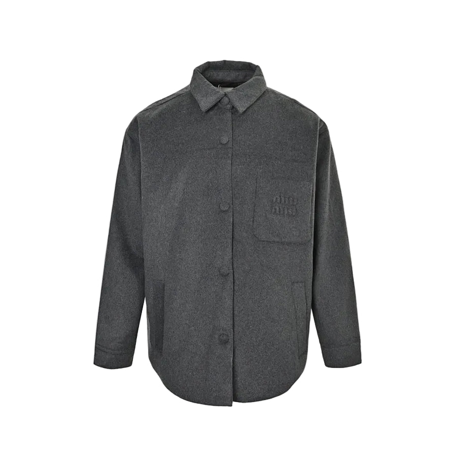 Miu Miu Jacket 043 - Charcoal - view 2